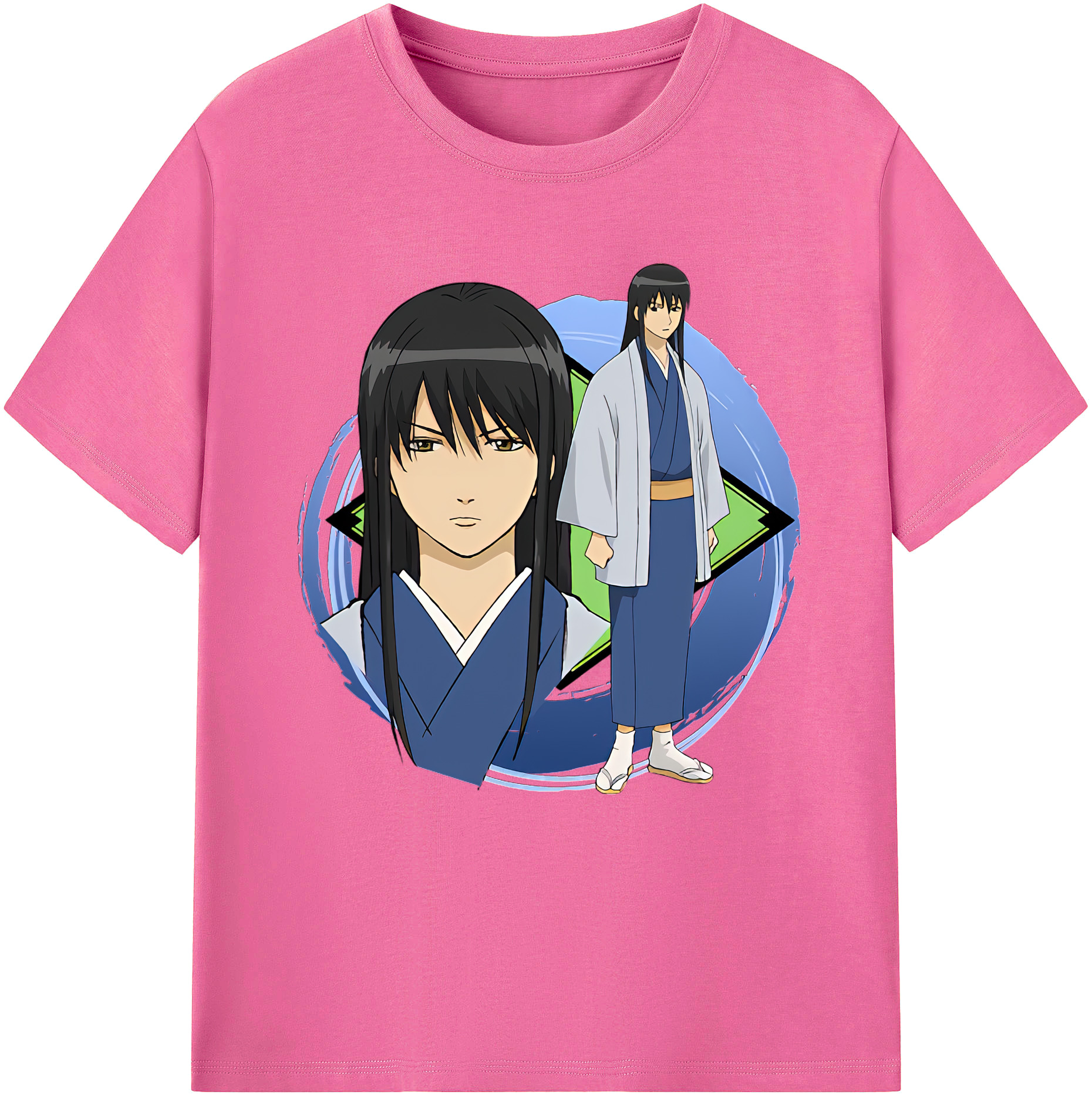 （画像用） ぎんたま 坂田銀時（さかたぎんとき） 神楽 志村新八（しむら しんぱち） GINTAMA Sakata Gintoki Kagura Shimura Shinpachi レディースカジュアルプリントTシャツ（綿100％）